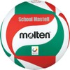 Molten Schoolmaster Volleyball, White/Green/Red, 5