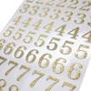 Number Gold [Sticker Sheet] Glitter Letter Sticker/Gold