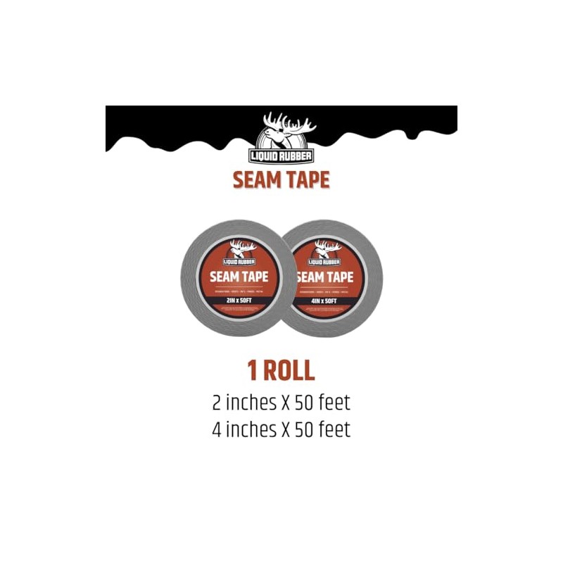 Liquid Rubber Peel and Stick Seam Tape for Easy Repairs