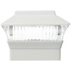 GSL SS-GSL-PL244W Solar Square PVC Post and Fence Mount (Set