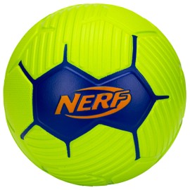 NERF Kids Foam Mini Soccer Ball - Proshot Youth Soccer Ball - 7" Indoor + Outdoor Ball for Kids + Toddlers -Green/Blue