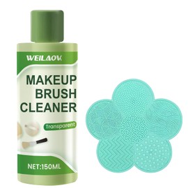 WEILAOK Makeup Pinsel Reiniger, Make up Pinsel Reiniger, Pinselreiniger Make Up, Leicht zu Reinigende Schminkpinsel und Makeup Sponge, 150ml