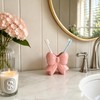 Pink Bow Ceramic Toothbrush Holder, Coquette Bow Vase Multi-Purpose Storage
