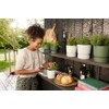 elho Greenville Round 16 - Flower Pot for Indoor and
