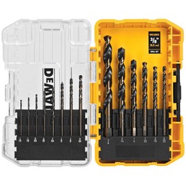 DEWALT DW1162 G Set De 14 Brocas de Óxido Negro, en Caja de Uso Rudo