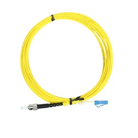 OpZonik 1M LC to ST Fiber Optic Patch Cable Single Mode Simplex Optical Patch Cord 9/125µm Fiber Optic Cable LC-ST 1 Meter (3.2ft)
