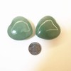 Manekieko Manekieko Natural Green Aventurine Palm Worry Carved Heart Love