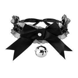 Sacina Gothic Black Lace Bell Choker, Black Choker, Gothic Vintage Necklace, Goth Jewelry, Christmas Jewelry Gift for Women