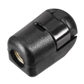 uxcell Thread Pitch: 1.25mm Gas Spring End Fitting Black Connector M8 Female Thread PA66A5 3pcs