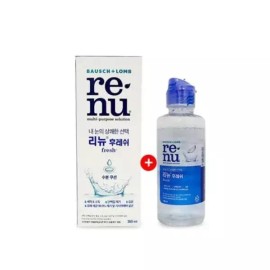Renew 리뉴 후레쉬 355ml + 120ml 세트 세척액 Renew Fresh 355ml + 120ml Set Cleanser [355ml + 120ml set]