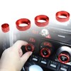 4 Pieces Central Control Knob of Air Conditioning Decoration Ring