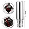 TOP-VIGOR 2Pcs 1/4 Inch Drive 10mm 6-Point Deep Socket, Metric,
