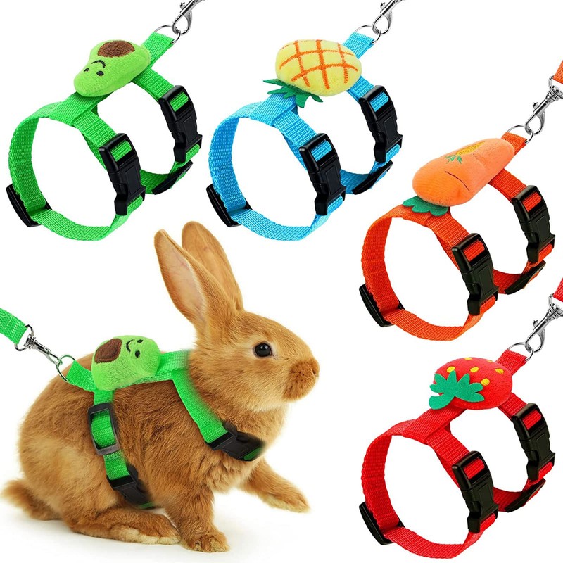 YS0911 Rabbit Harness and Leash Set Adjustable for Small Animals