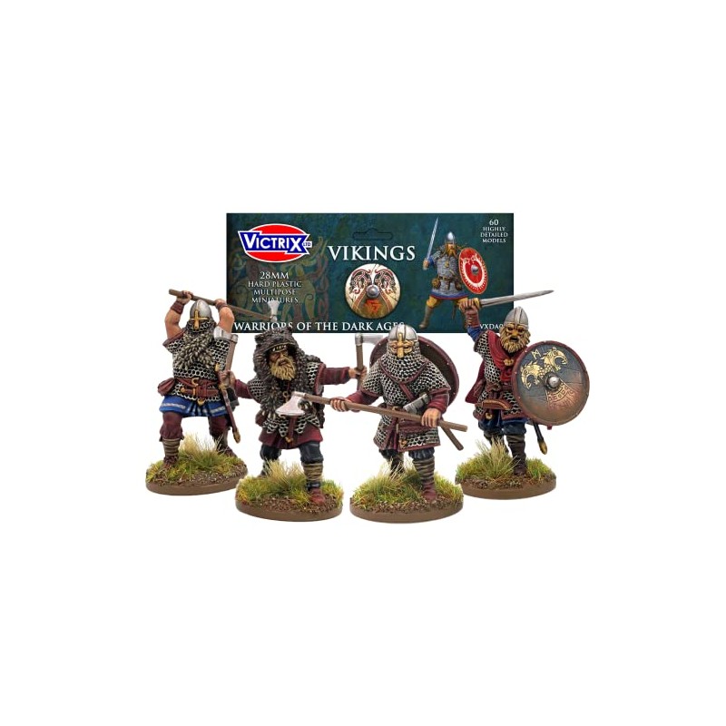 VICTRIX - Vikings - 60 Figures - 28mm Plastic Miniatures