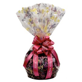 Hand-Crafted 22 Piece customizable chocolate gift basket of gourmet chocolates, cookies, and crunches. Tasty treats selected for businesses, clients, employees, birthdays, thank you and more!