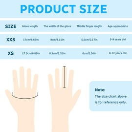 Ainiv 3 Pairs Kids Gardening Gloves for Ages 5-9, Kids Rubber Gloves, Kids Work Gloves for Toddlers, Youth, Girls, Boys(XXS Age 5-9, 3 Pairs Pink, Blue&Yellow)