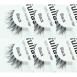 #DW, 6 Pairs ifullash 100% Human Hair Eyelashes