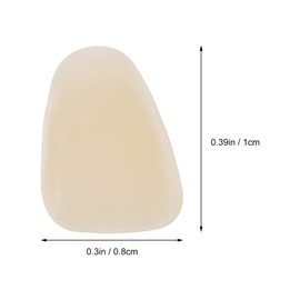 Hemoton 200pcs Teeth Veneers Temporary Tooth Kit Moldable Fake Teeth Resin Teeth Bead Replacementfor Missing Broken Teeth