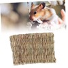 Hohopeti Rabbit Hay Mat Guinea Pig Supplies 40x28cm Mat Hamster