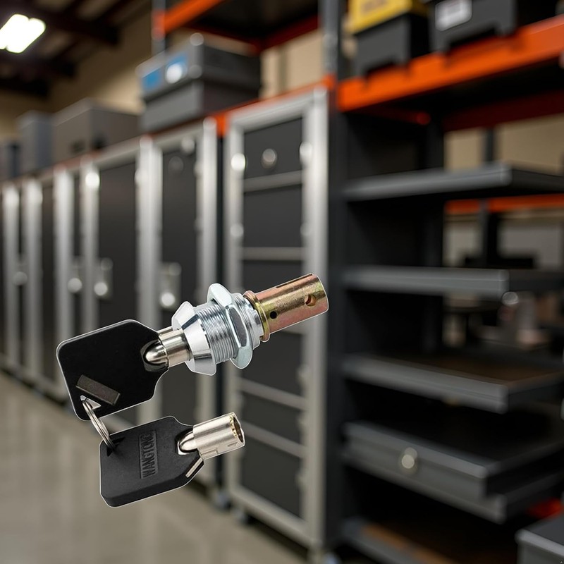 1 Set Toolbox Lock with Keys, Tubular Lock and Key