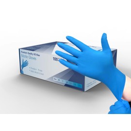 Heavy Duty Strong Disposable Blue Nitrile Examination Gloves Medical- Food – Mechanical – Industrial - Hair & Beauty – Janitorial - Powder free - Latex Free