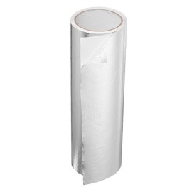 HARFINGTON Heat Shield Tape 11.81" x 32.8 Ft Waterproof Sunscreen Sound Insulation High-Temperature Resistance Silver Aluminum Tape Thickness for Automotive Repairs