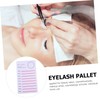 Beavorty Eyelash Extension Holder Acrylic Pallet Tray Lightweight Grafting Tool