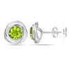 LeCalla 925 Sterling Silver Jewelry Love-Knot Stud Earring for Teens