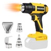 Cordless Heat Gun Compatible with Makita 18v Battery, Dual Temp.