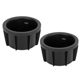 2pcs Console Box Cup Holder Insert Rubber Material for 2006-2012 with Centre Console