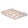 Blush Gingham Dog Bed Cover (Small)