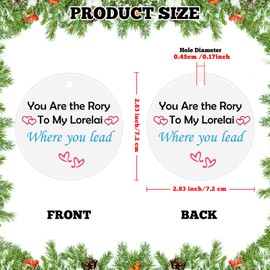 Mother Daughter Gift Christmas Ornament Daughter Gift from Mom Ceramic Ornament Mom Birthday Gift from Daughter Birthday Gifts for Daughter Christmas Tree Ornaments Mother's Day Graduation Gift