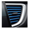 Scelet 10 pieces car colourful air conditioning air outlet decoration