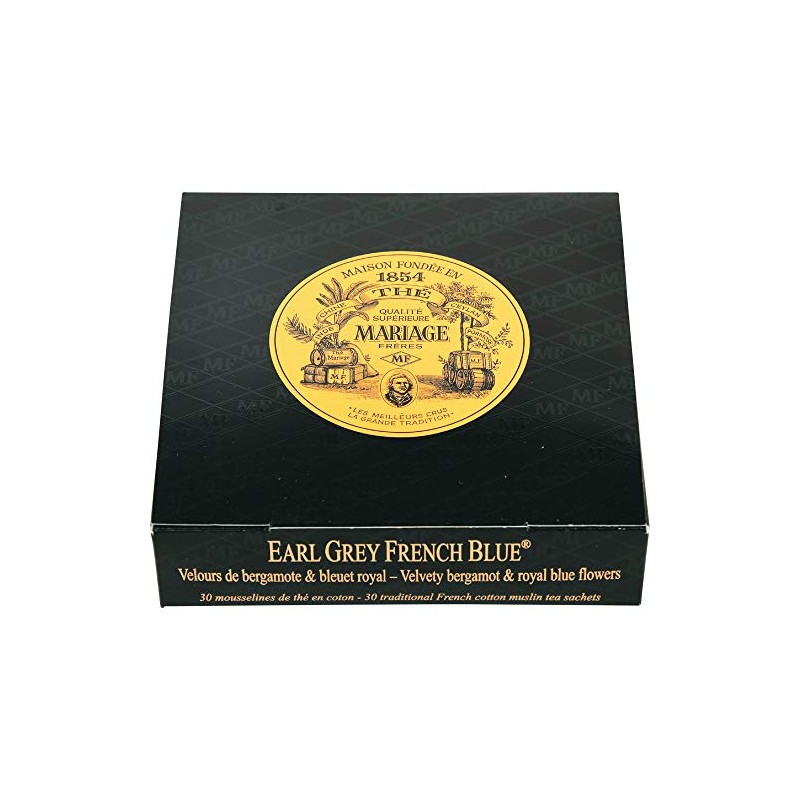 Mariage Frères Earl Grey French Blue Tea Bags 2.5g×30p
