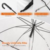LESYPET Small Dog Umbrella, 29" Width Clear Dogs Umbrella Waterproof