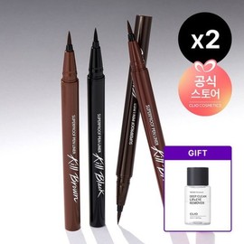 Superproof Pen Liner x2 Free Lip & Eye Remover Mini / 수퍼프루프 펜라이너 x2 사은립앤아이리무버미니