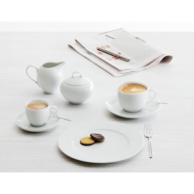 KAHLA 453415A90045C Aronda Brotteller 18 cm | weißer Abendbrotteller aus