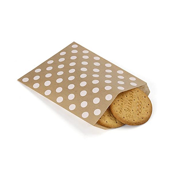 BagDream 5.5x7.75 Inches Kraft Paper Bags Pack of 100 Flat