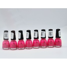 China Glaze Nail Lacquer With Hardeners. Rose Among Thorns. .125 fl oz. QTY:8