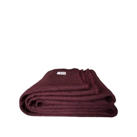 Woolly Mammoth Woolen Co. | Extra Large Merino Wool Camp Blanket | Perfect Outdoor Gear | Bedroll for Bushcraft, Camping, Trekking, Hiking, Survival, or Throw Blanket at The Cabin (Gray)