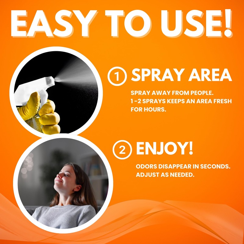 Neutron Industries NI-712 Fresh Orange Odor Eliminator Spray (1 bottle)