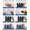 3 Chamber Shampoo and Conditioner Dispenser for Shower Wall -
