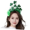 Ciieeo Party Hair Clasp Shamrock Headband Clover Design for Patrick's