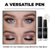 White Pearl Eyeshadow Stick, Shimmer Bright Color Eyes Makeup Pen,