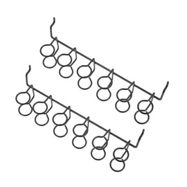 SEWACC 2Pcs Durable Pegboard Tool Hooks Utility Screwdriver Racks for Organizing Tools Design for Pegboard Systems for Home Office and Workshop Storage