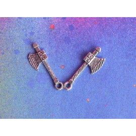 Unbranded 20 Axe Cleaver Weapon Knife Sword Weapon Dwarf Hobbit LOTR Charm Silver Metal