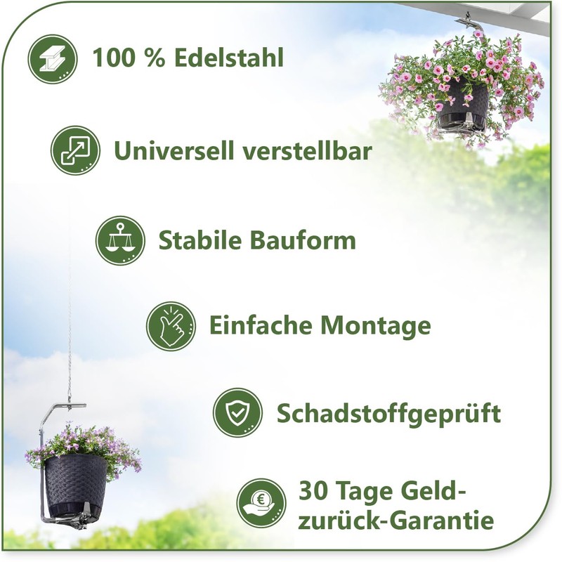 protanic Hanging Flower Pot Holder