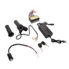 24V Brushless Motor Speed Controller Kit with Throttle Grip for