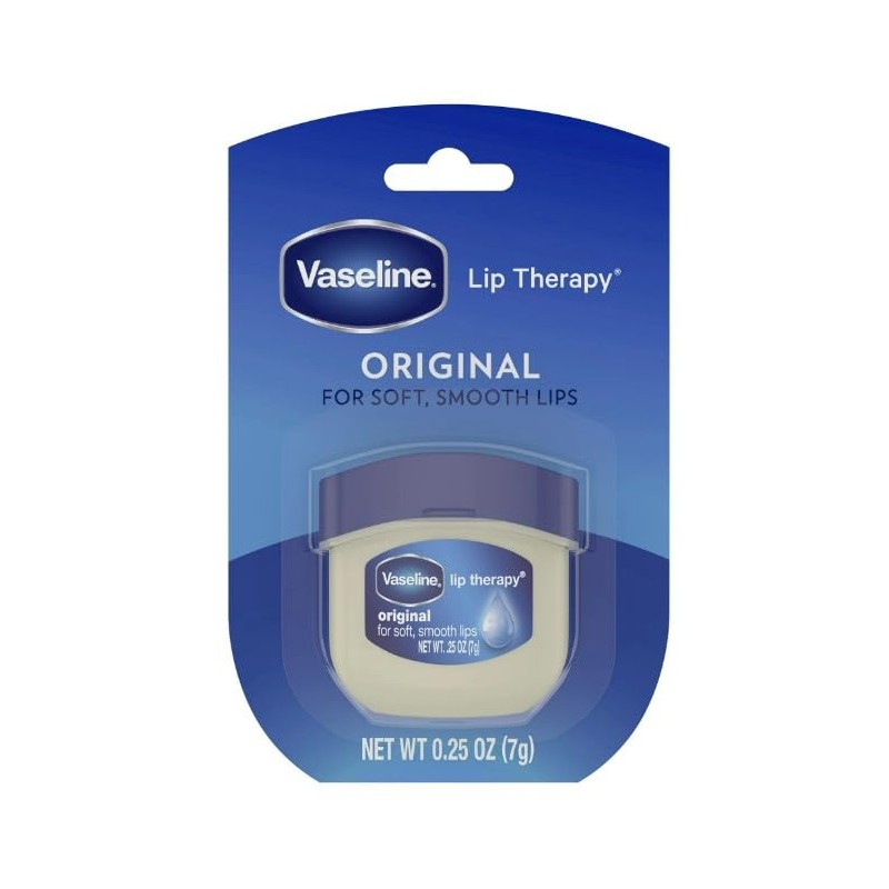 Vaseline Lip Therapy Original - Tarro de 0.25 onzas, 0.25