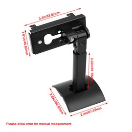 Speaker Wall Mount 2 Pack Adjustable Wall Mount Ceiling Mount Stand Compatible with Bose UB-20 Series II (Black)